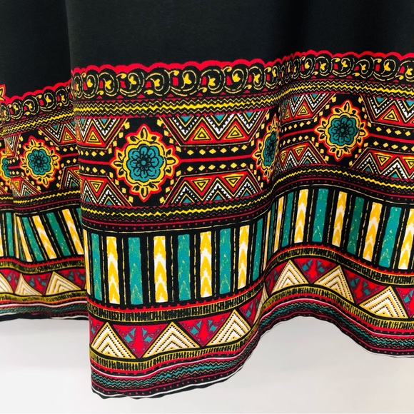 Band of Gypsies Azetc Print Halter Dress - Picture 9 of 16